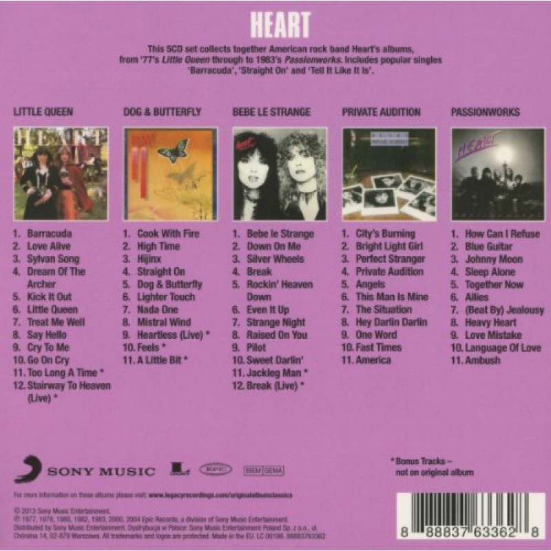 Original Album Classics Heart